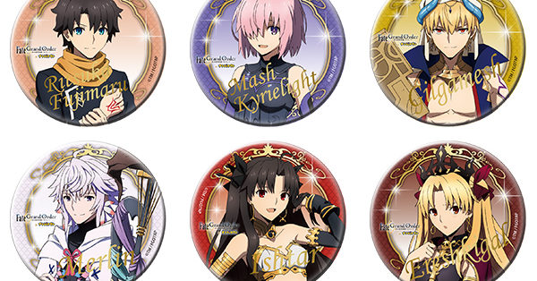 FGO ギルガメッシュ キャスギル 等身 75mm缶バッジ