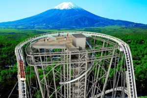 富士急ハイランド「FUJIYAMA」頂上に展望台が2021年夏誕生