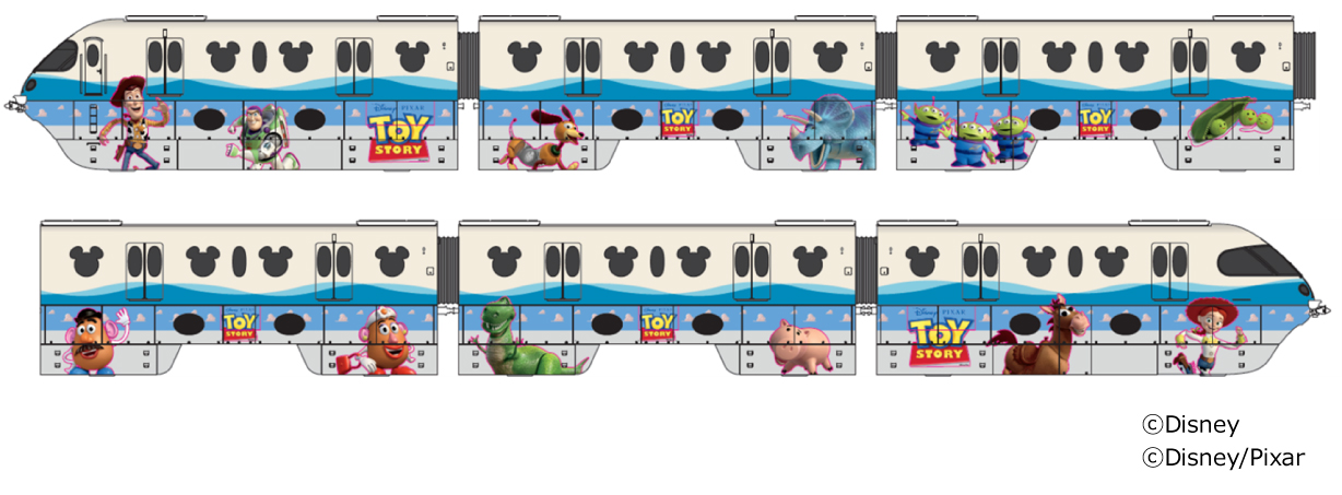 ディズニーリゾートライン　トイストーリー　セット ディズニーリゾートライン トイストーリー セット - 鉄道模型