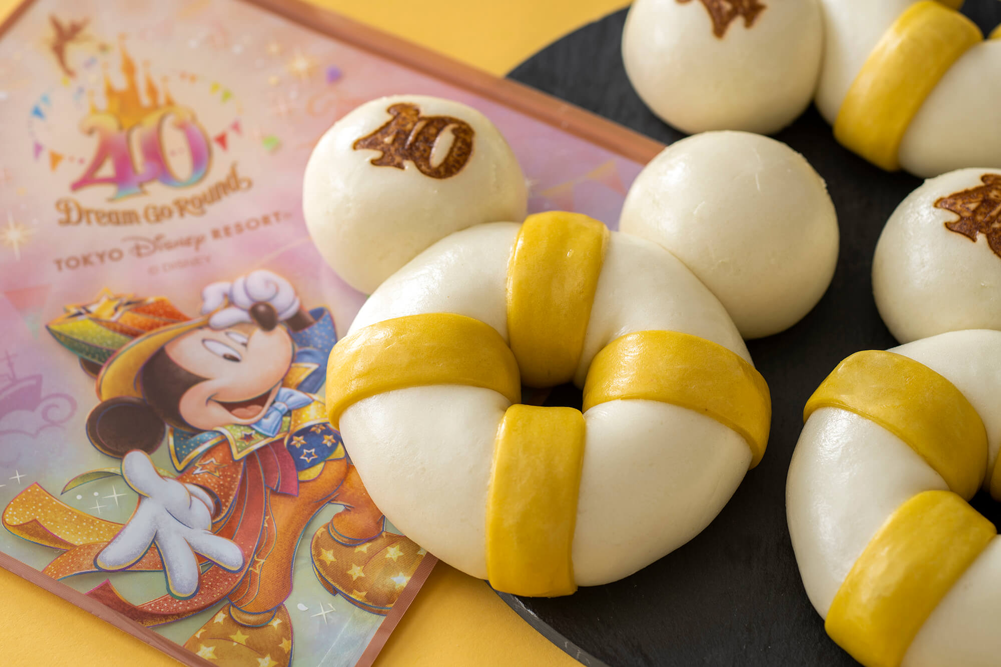 東京ディズニーリゾート ミッキーのロースター 東京ディズニーランド40周年で「うきわまん」初上陸 ミッキーシェイプ