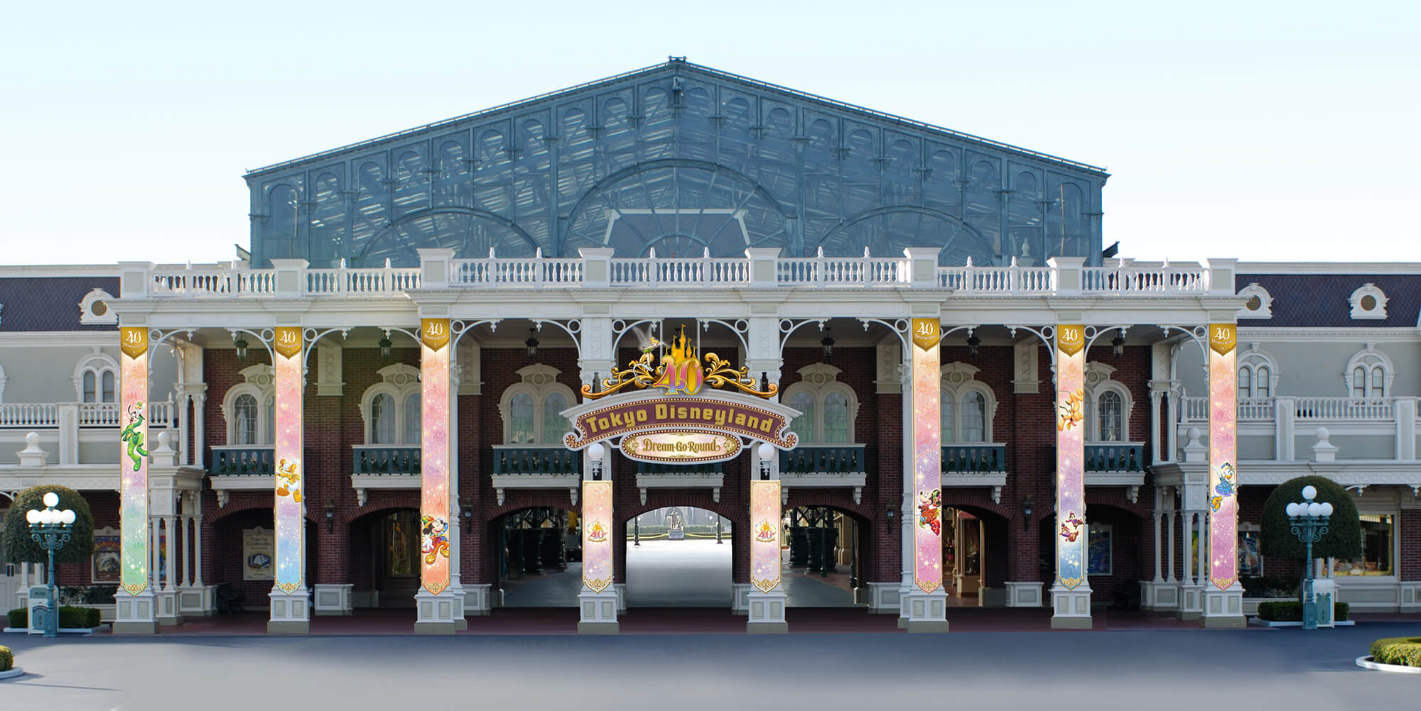 東京ディズニーランド/シー 40周年のデコレーション イメージ