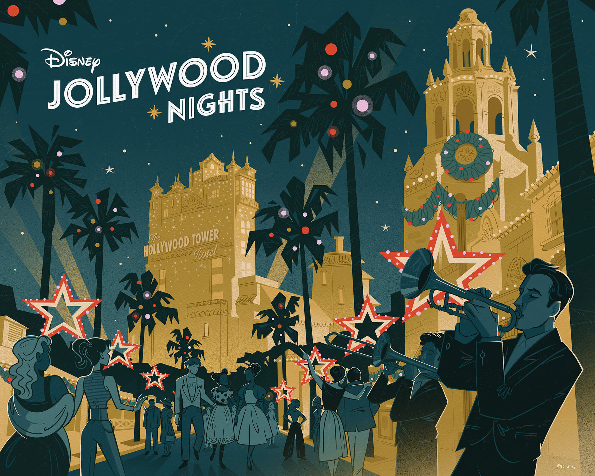 高評価！ ディズニー・ハリウッド・スタジオでクリスマスの有料イベント初 ポスター