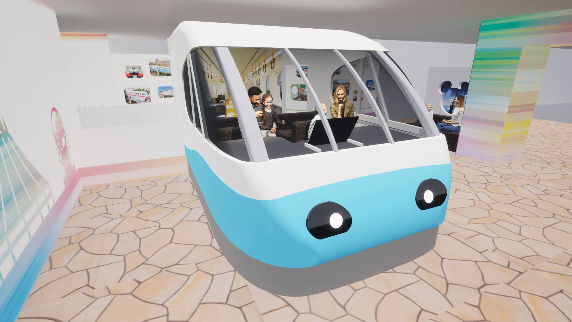 東京ディズニーリゾート リゾートライナー 15周年 先頭車三台