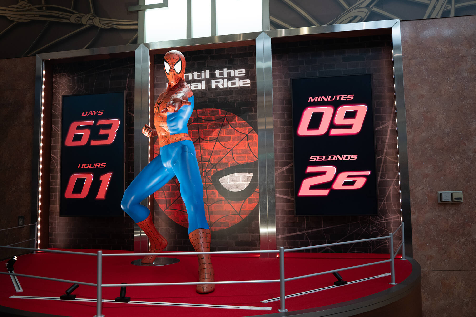 スパイダーマン 特大 パネル 非売品-