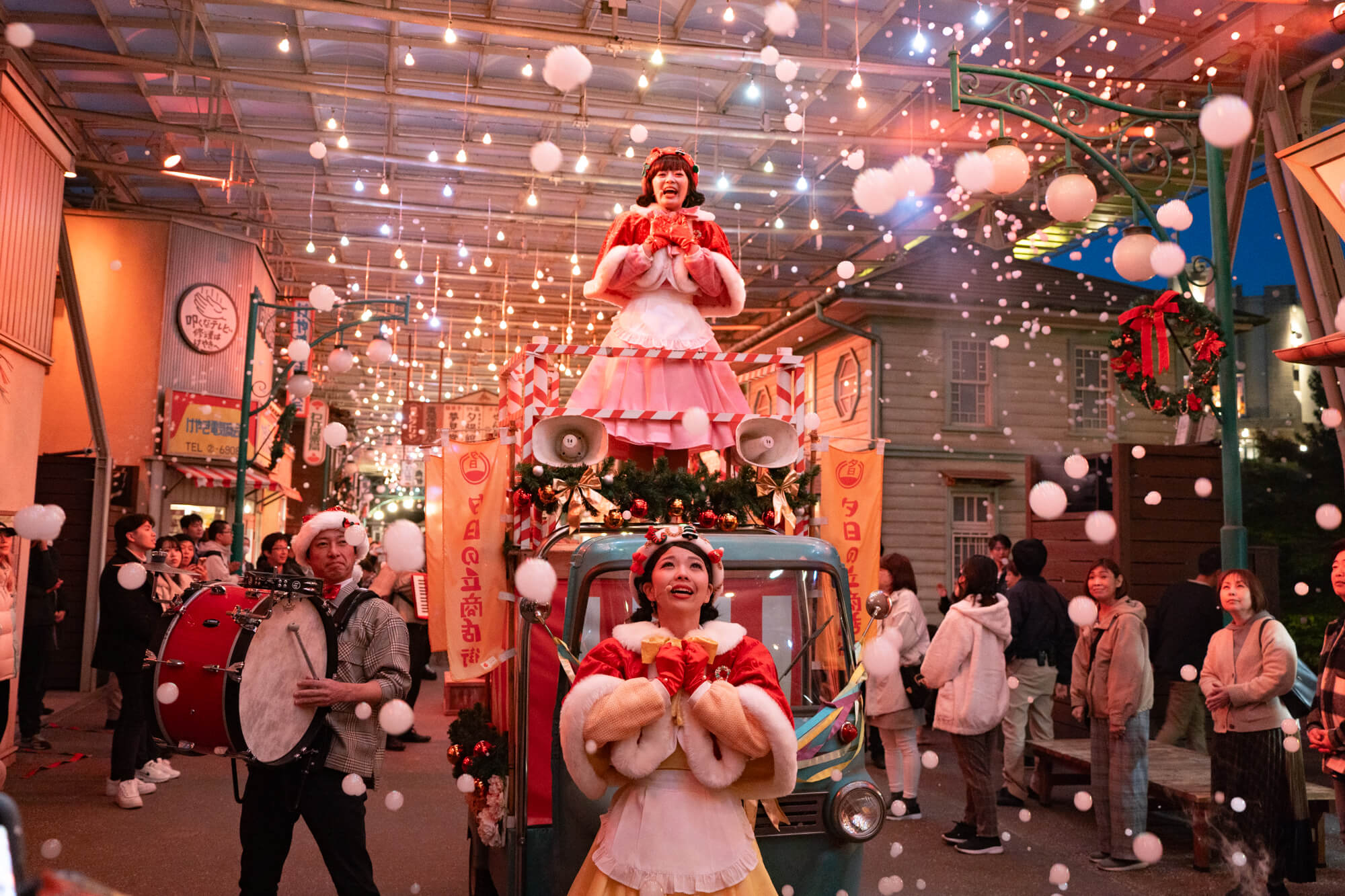 夕日の丘商店街で迎える初めてのクリスマス 西武園ゆうえんち