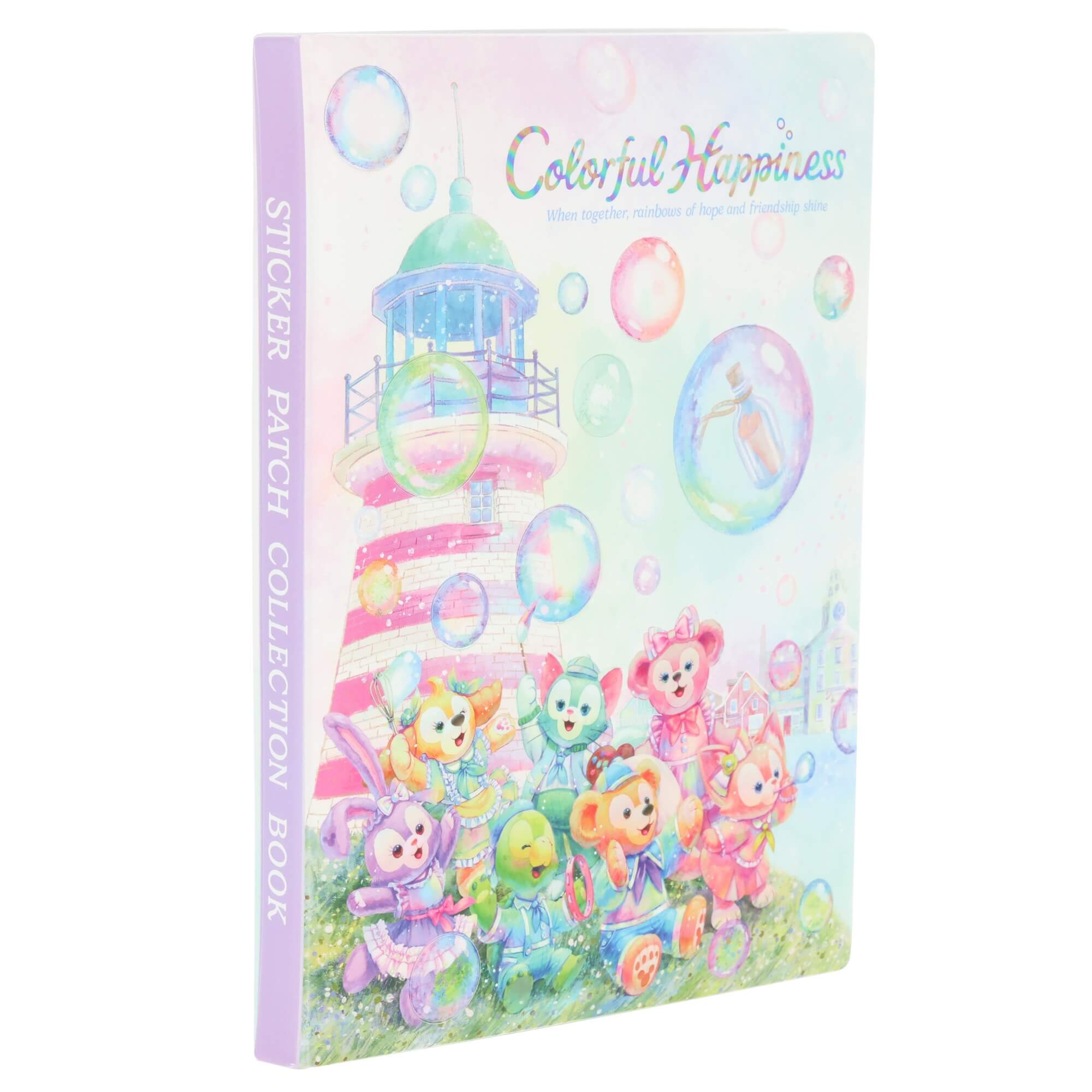 ディズニーシー　カラフルハピネス　ワッペン　ワッペンホルダー　コンプリートセット ダッフィー＆フレンズ20周年の特別グッズをまとめて収納できる