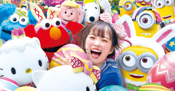 イースターの新衣装でマーチング USJ「ユニバーサル・イースター