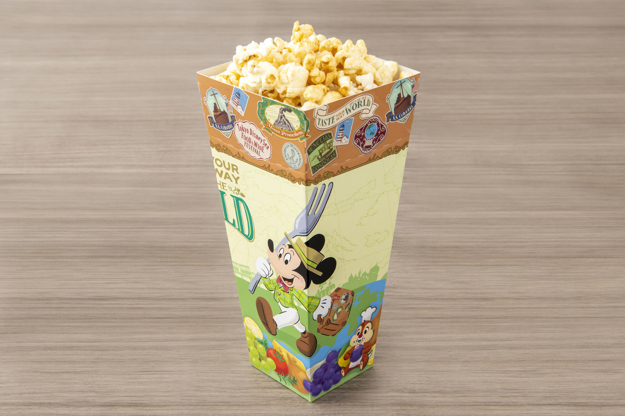 カリフォルニアディズニー 限定品 ポップコーン カチューシャ1月