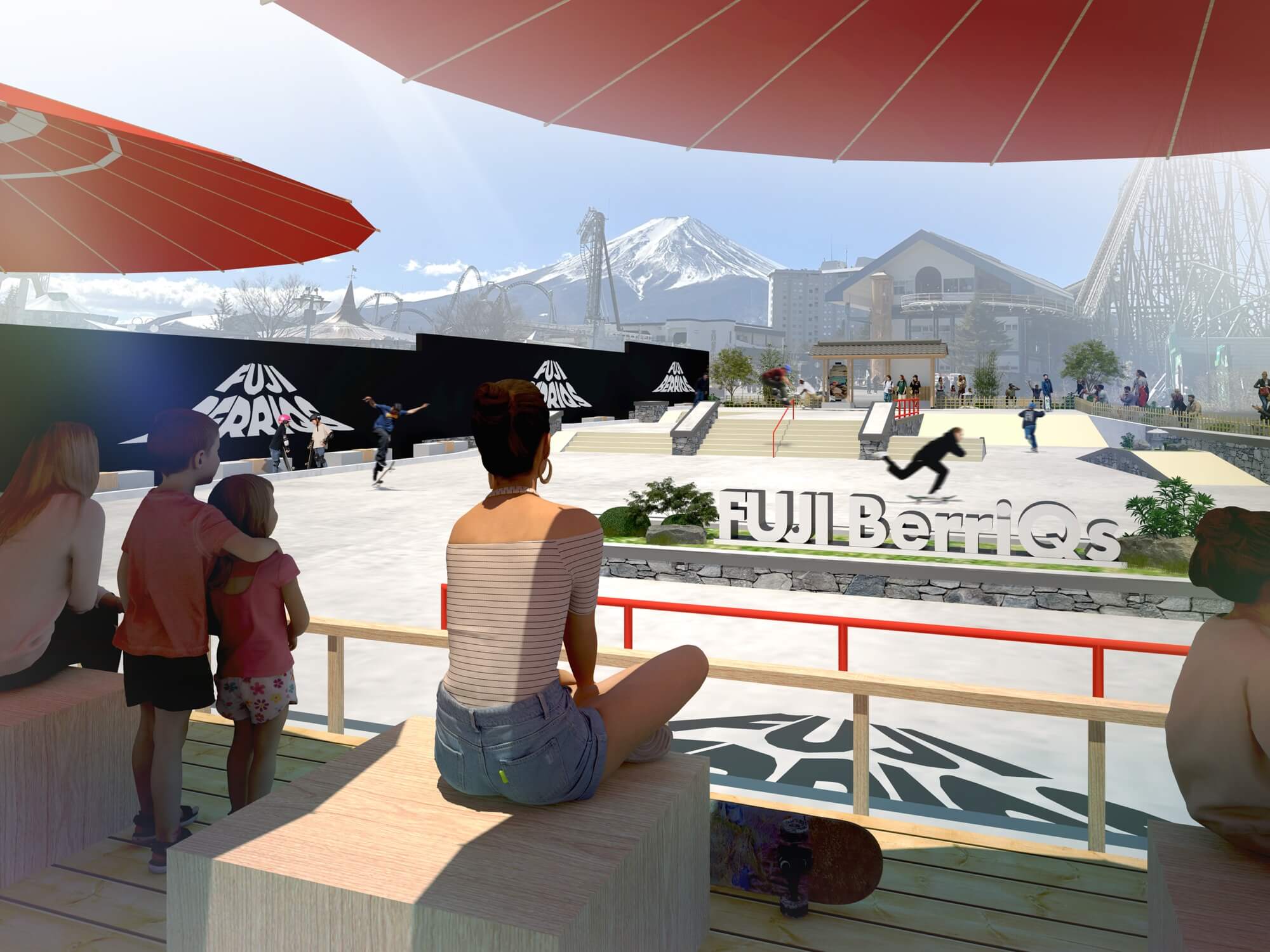 つ*り様 ハイランド スケート号 サイン 富士急ハイランドに新スケートボードエリア「FUJI BerriQs SKATE PLAZA