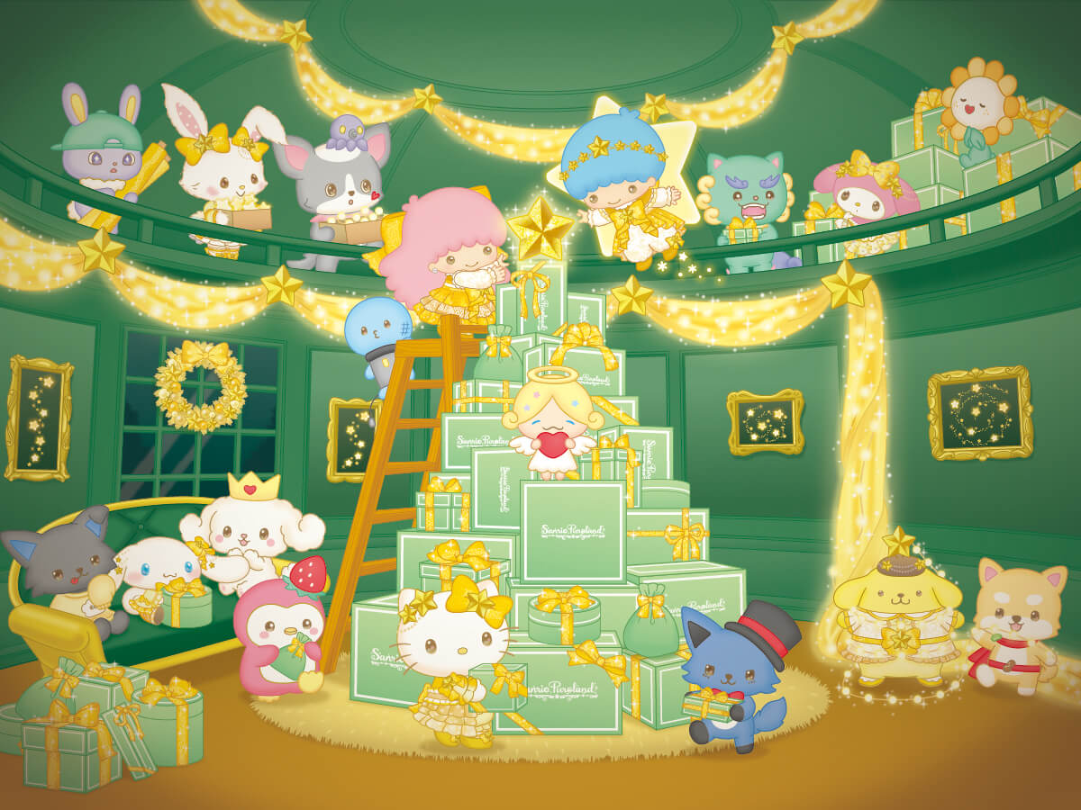 サンリオ❣️激レア　キキララ ジオラマ　ボックス　ツリー　クリスマス　2012 サンリオ❣️激レア キキララ ジオラマ ボックス ツリー
