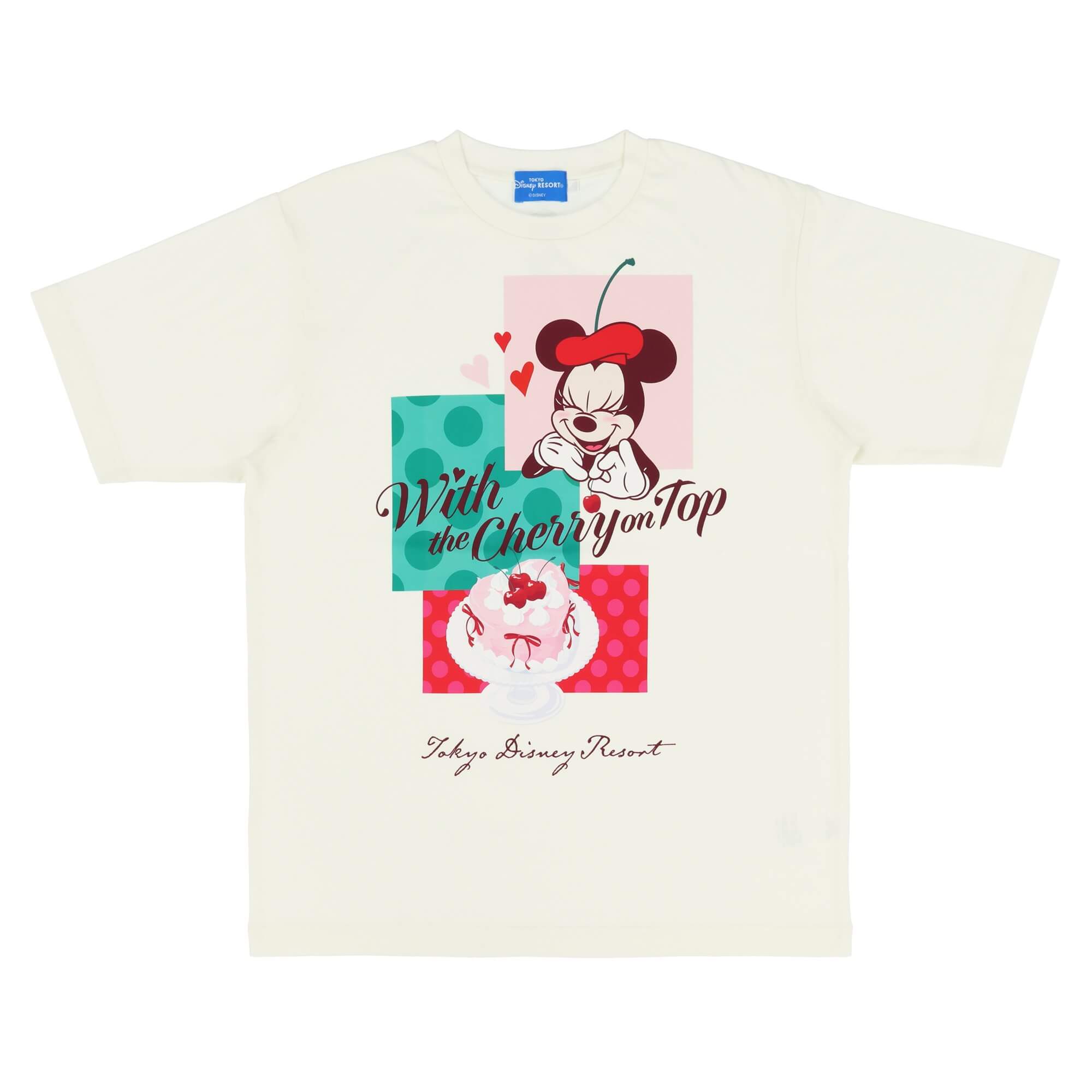 ミニー×さくらんぼの白Tシャツが東京ディズニーリゾートで発売｜あと