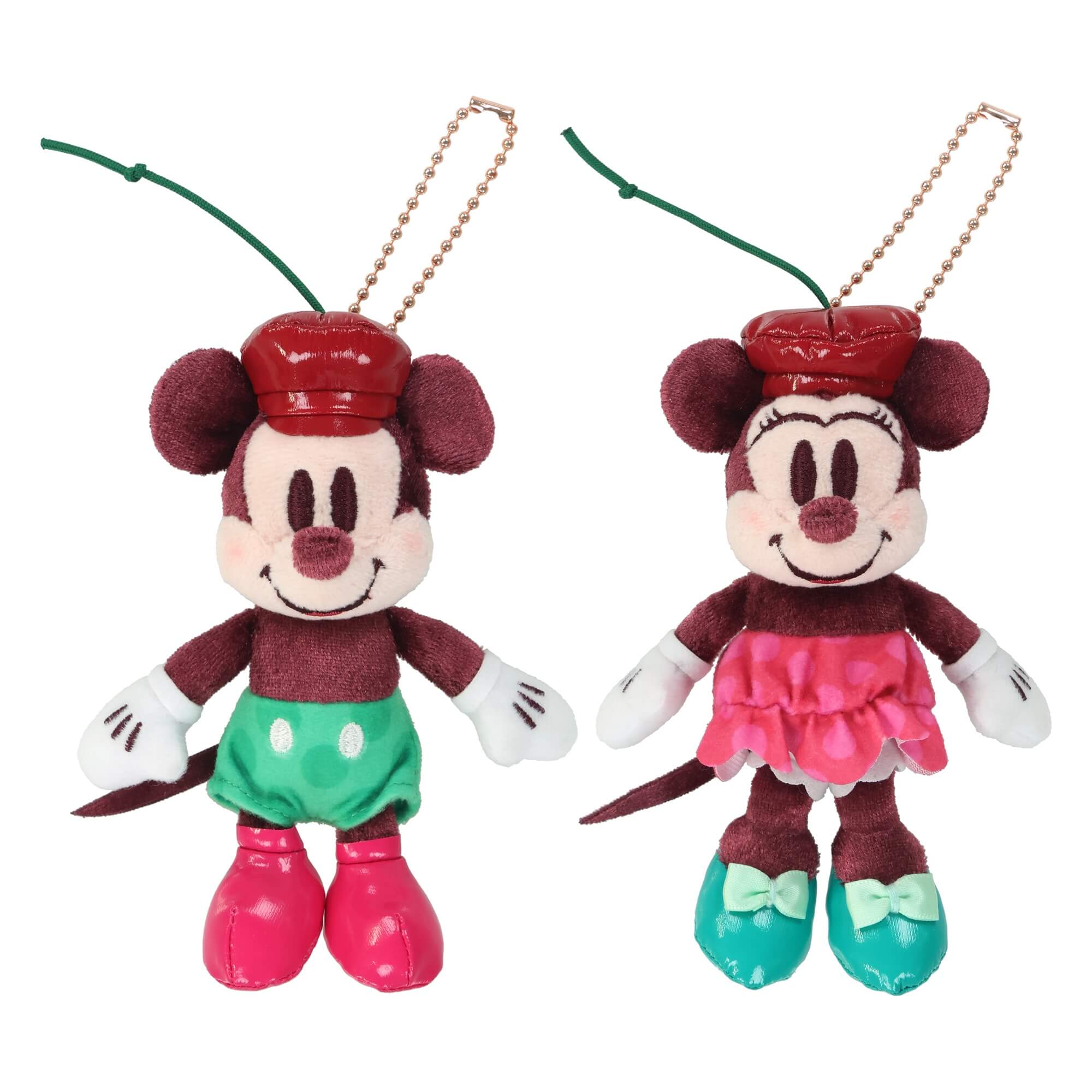 ミッキー＆ミニーがさくらんぼ風ファッションに 東京ディズニー
