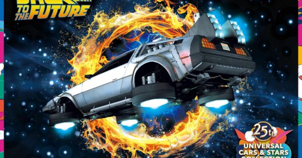 バック・トゥ・ザ・フューチャー」デロリアン＆ドクがUSJに10年ぶり
