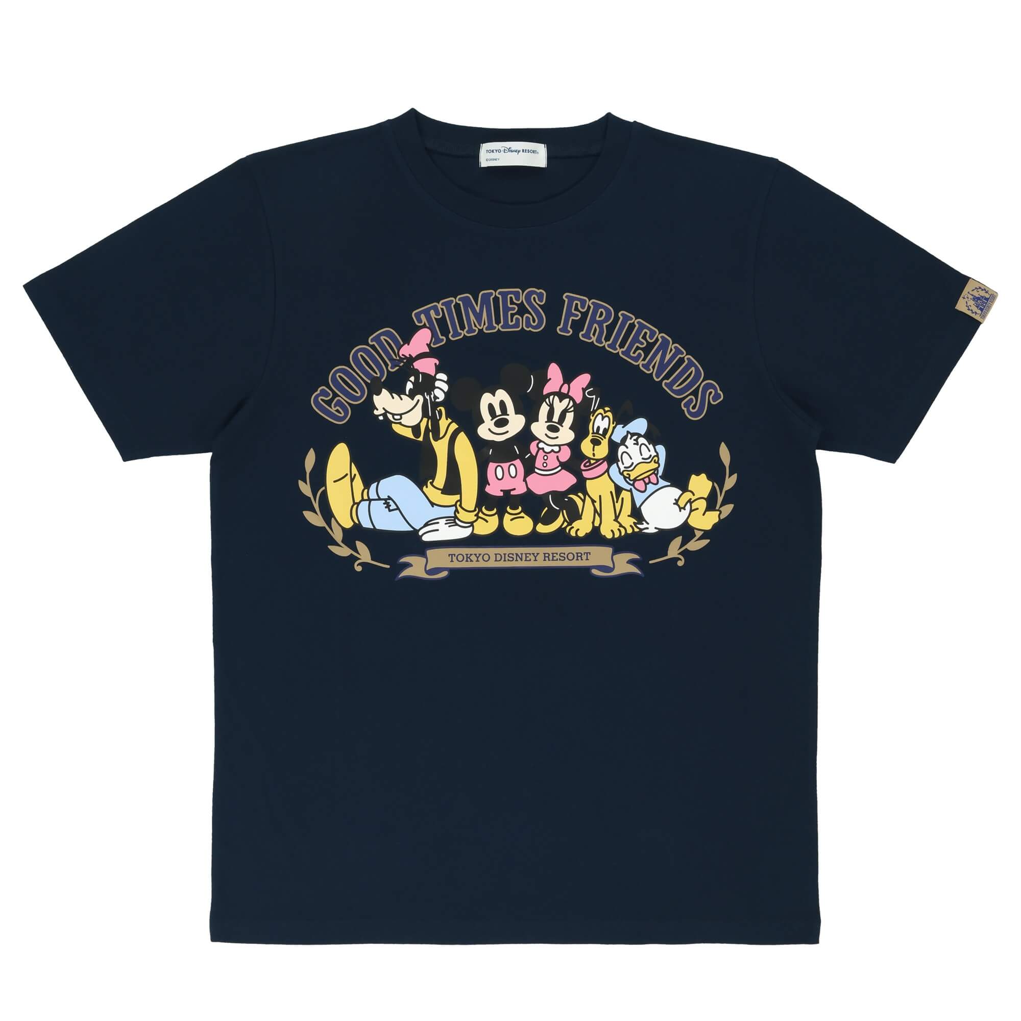 東京ディズニーリゾート新作Tシャツ ミッキーたちが寄り添った大きな