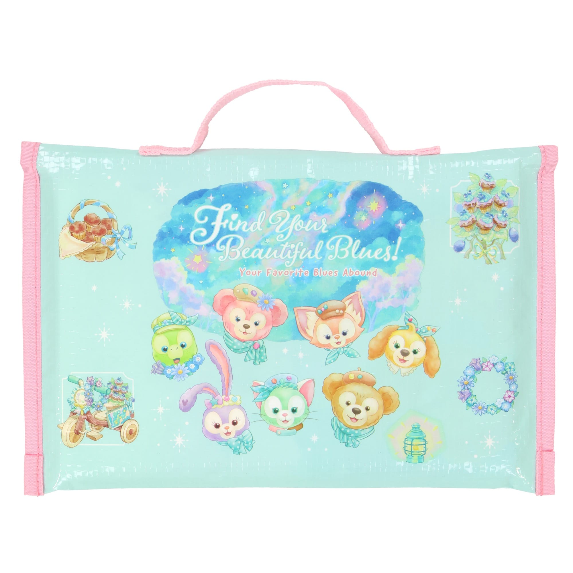 バッグ付き ダッフィー＆フレンズのレジャーシート 東京ディズニーシー