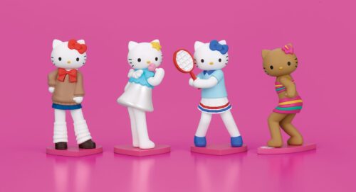 平成レトロな足長キティのガチャ「ハローキティ スタイルアップ